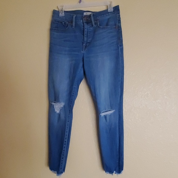 Madewell 9" HIGH-RISE SKINNY Jeans size 28 - Picture 8 of 8